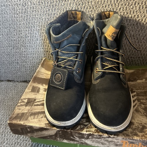 Timberland roll top boots blue - timberland,