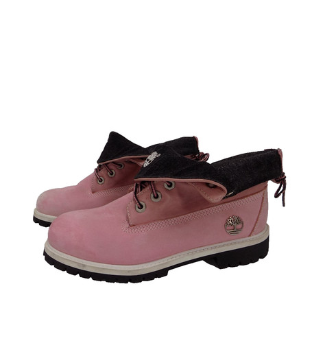 Timberland pink boots roll - pink, top
